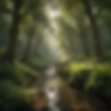 Serenity in Green A serene PB Landscape with lush greenery