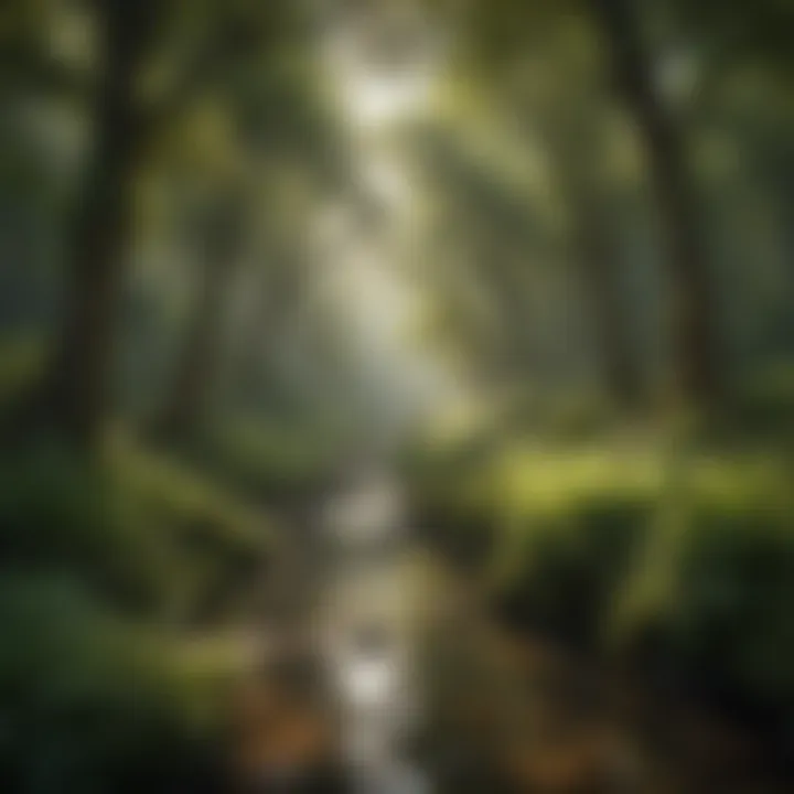 Serenity in Green A serene PB Landscape with lush greenery