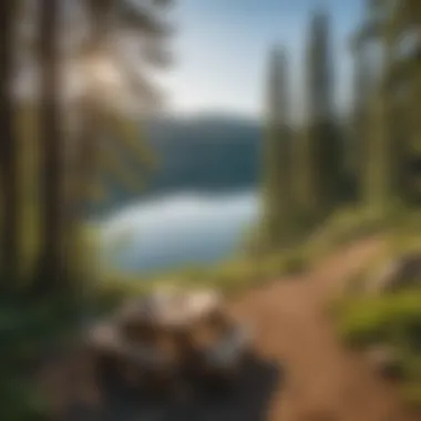 Tranquil Picnic Spot Peaceful picnic spot overlooking the tranquil landscapes of Coeur d'Alene