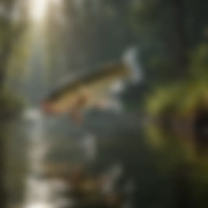 The Dance of the Lure Perfectly Crafted Fishing Lure in Action