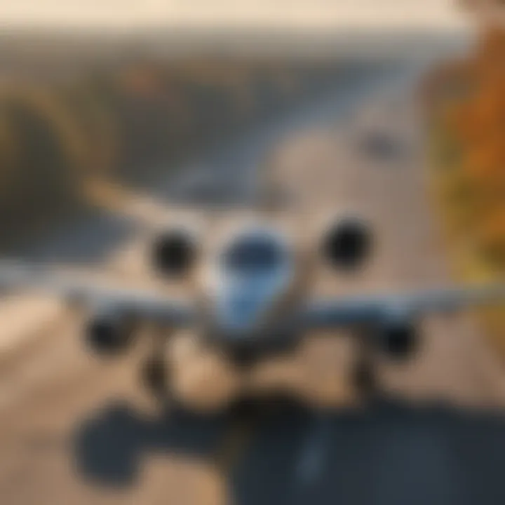 An airport bustling with aviation activity
