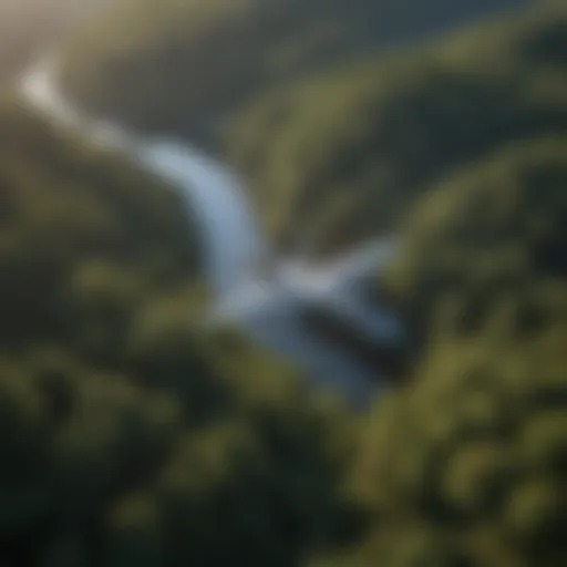 A scenic view of Connecticut's aviation landscape