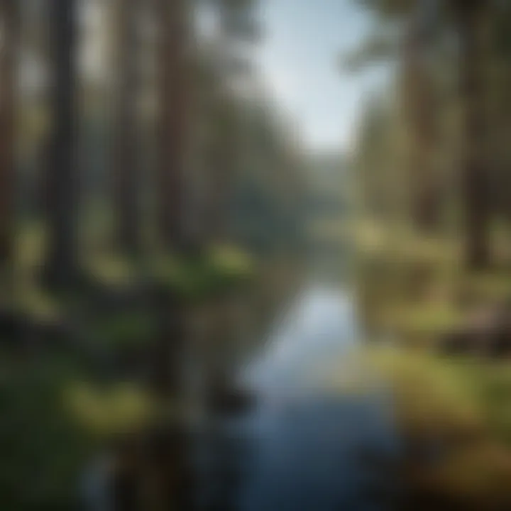 A historical overview of Pine Flats Lake, depicting archival images and maps.