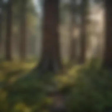 Diverse Flora and Fauna in American Forests