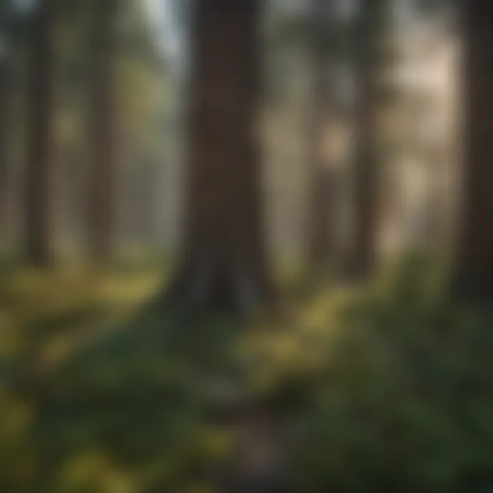Diverse Flora and Fauna in American Forests