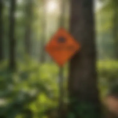 Warning Sign for Poison Ivy Plant Area