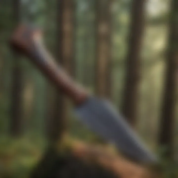 Precision Blade Design Precision Blade of Garrett Wade Forest Axe