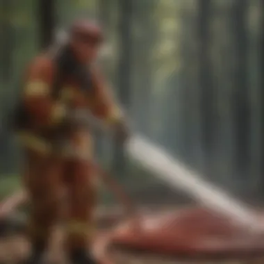 Meticulous Fire Hose Handling Techniques Precision in Fire Hose Deployment