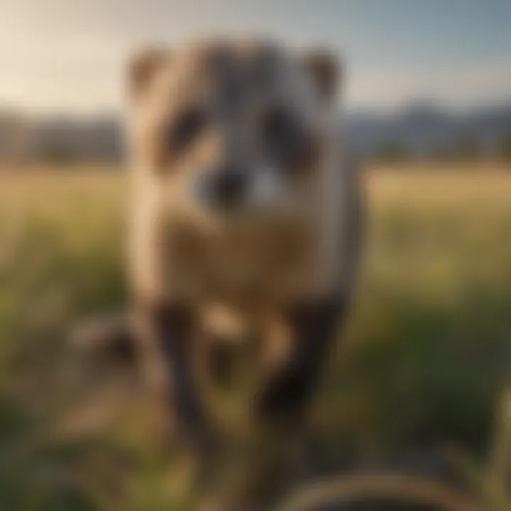 Predator in the Grasslands Predator lurking in the grasslands