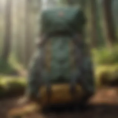 A Well-Prepared Day Hike Backpack A well-prepared backpack for a day hike showcasing Coleman products