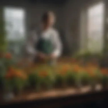 Showcasing Modern Flower Preservation Techniques in Lab Modern flower preservation techniques showcased in lab setting