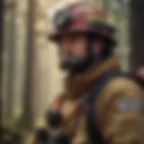 Protective fire gear for firefighter