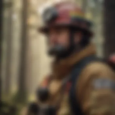 Protective fire gear for firefighter