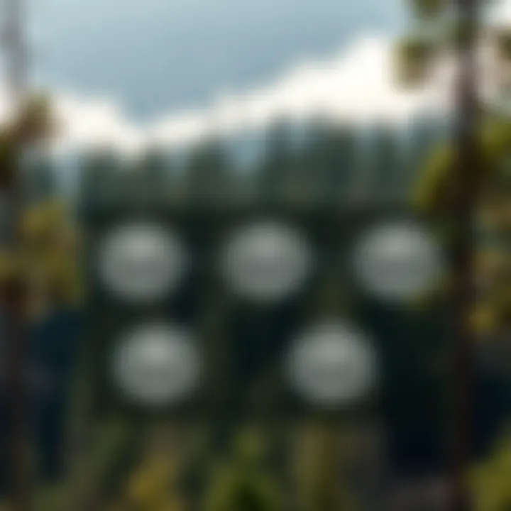 Adaptation Strategies for Forest Management Diagram showing adaptation strategies for sustainable forest management amid climate change.