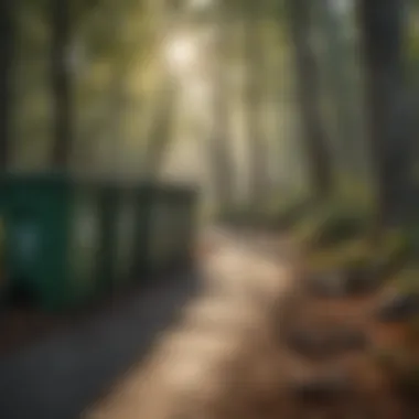 Efficient Waste Management with Segregated Bins Segregated bins for efficient waste management