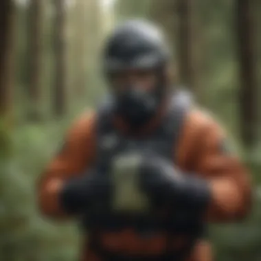 Protective gear for handling poison hemlock