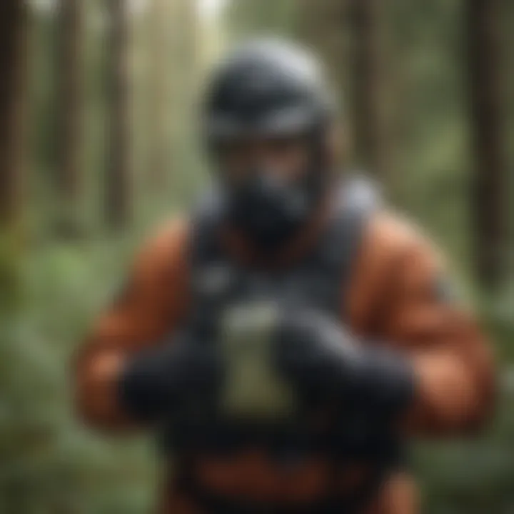 Protective gear for handling poison hemlock