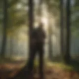 Proper pruning technique demonstrating young tree trimming