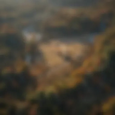 A detailed map of public hunting areas for turkeys
