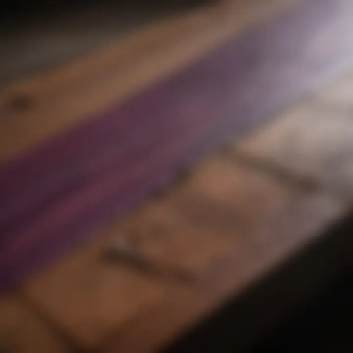 Unique Purpleheart Wood Plank
