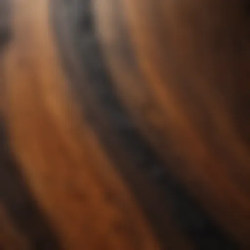 Exotic Ziricote Wood Grain Pattern