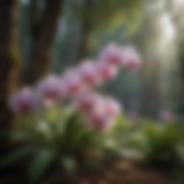 Rare orchids blooming in the shadow of Garner Mountain