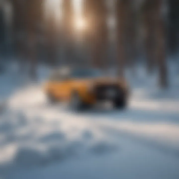 Illustration of Real-Time Snow Reports Feature