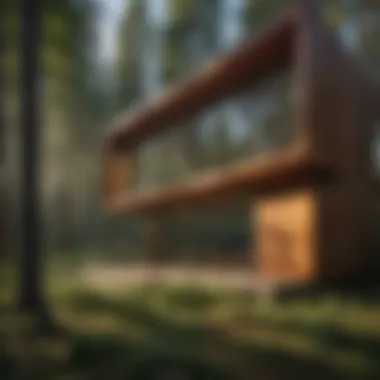 Statement Eco-conscious Architecture with Reclaimed Timber Reclaimed timber wall paneling creating a statement in eco-conscious architecture