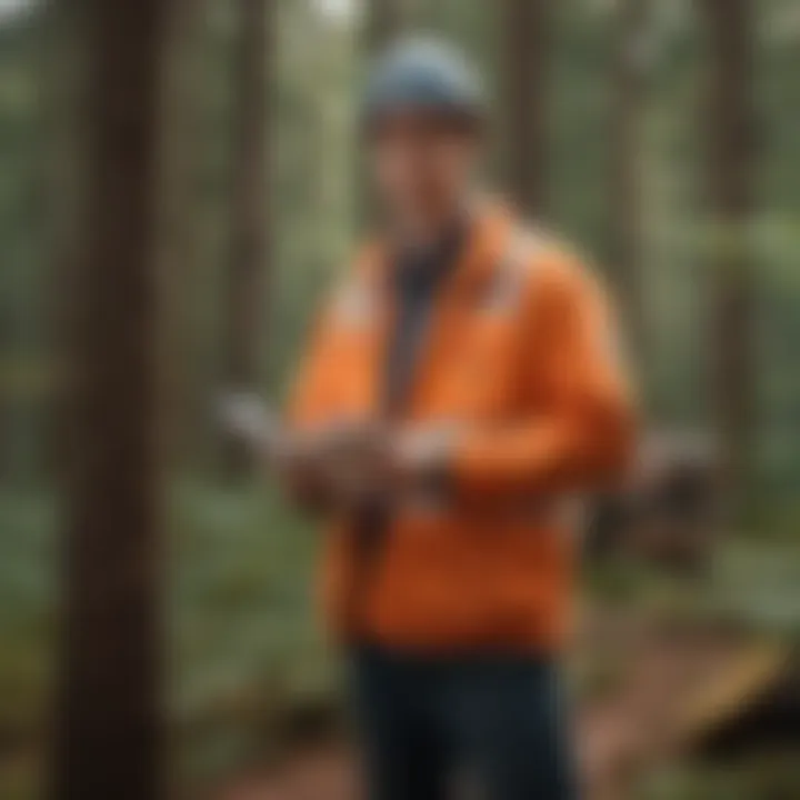 Recruiter conducting interviews with forestry candidates