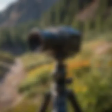 Innovative Webcam Technology at Red Mountain Pass Close-up of Red Mountain Pass webcam technology