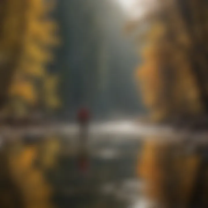 Precision Casting in Red River Fly fisherman casting in Red River