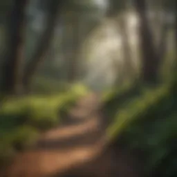 Tranquil Forest Path in Redding
