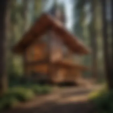 Architectural Design with Redwood Cladding