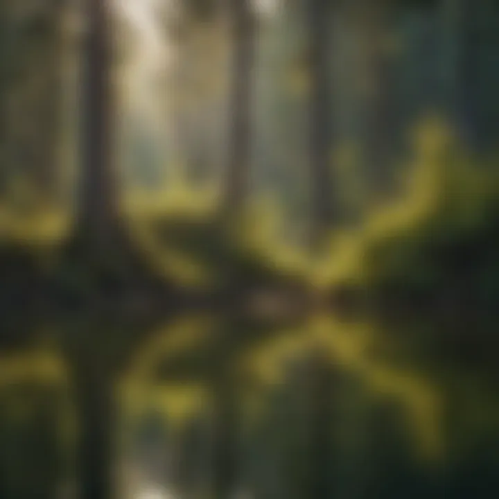Reflections of Nature at Montana Lake