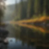 Reflective Tranquility at Echo Lake Montana