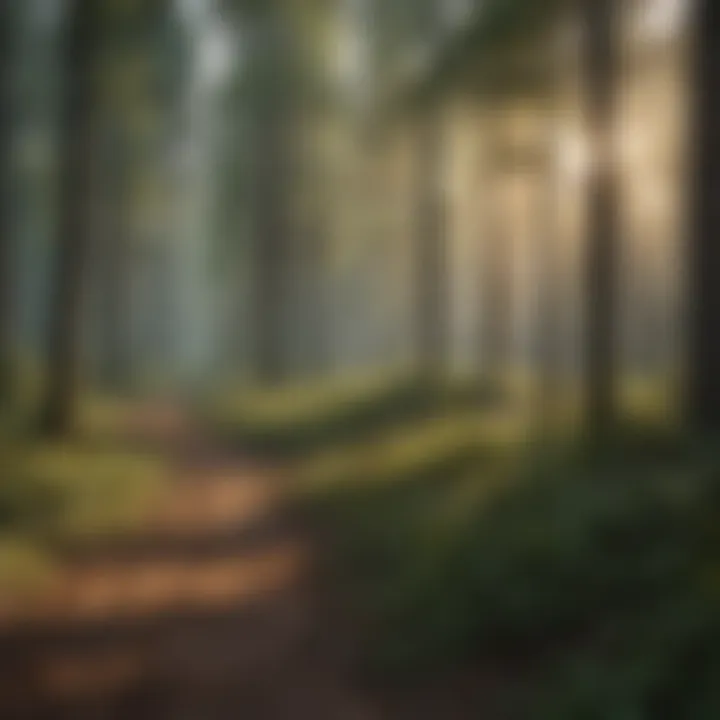 Conceptual illustration of planning stages in forest regeneration