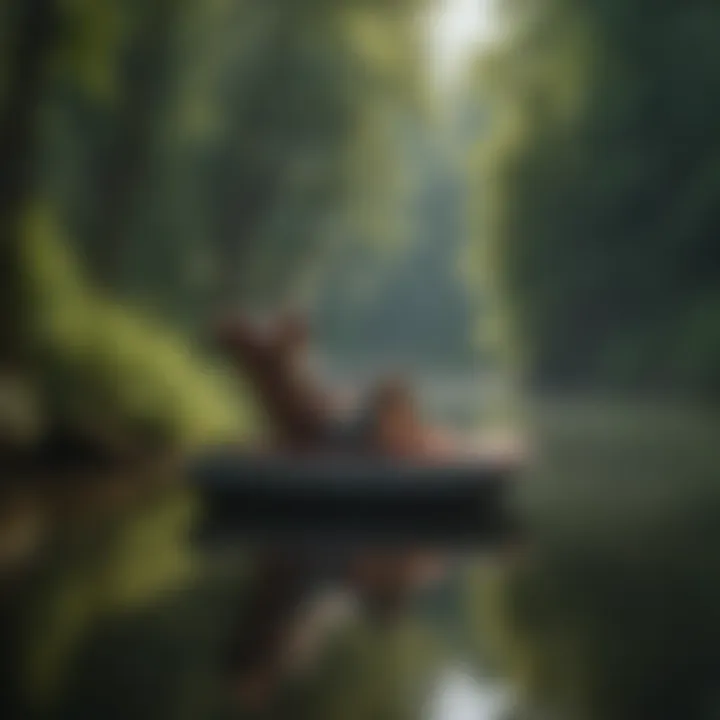 Relaxation on the Motorized Lake Lounger