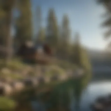 Relaxing Lakeside Retreat Relaxing Lakeside Retreat in the Tranquil Spring Setting