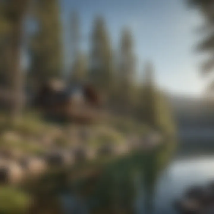 Relaxing Lakeside Retreat Relaxing Lakeside Retreat in the Tranquil Spring Setting