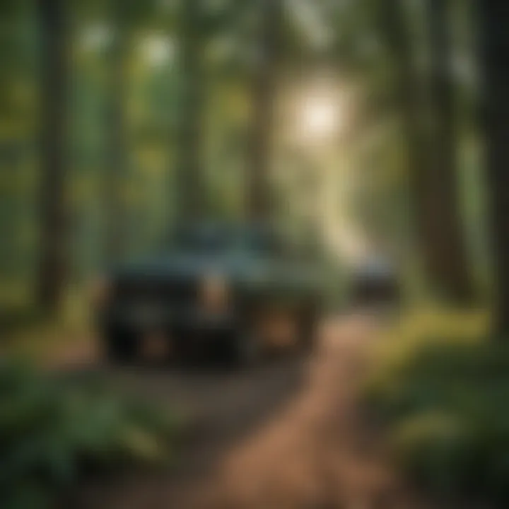Remote Forest Clearing in Iowa Woods
