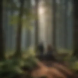 Restorative Growth in Forest