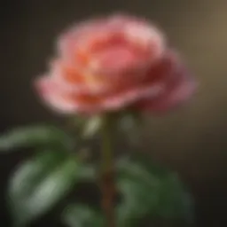 Beautifully Restored Rose Blossom