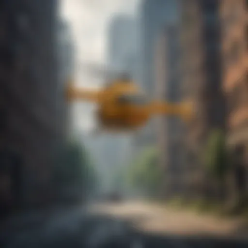 Urban Integration of Cargo Lift Helicopter Cargo Lift Helicopter in Urban Setting