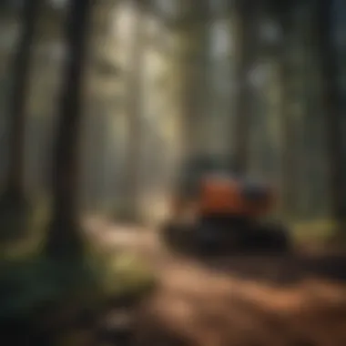 Sustainability impact of small tree moving machine