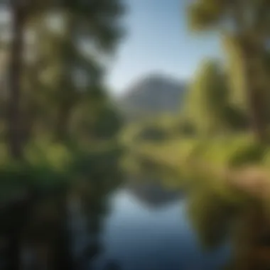 Tranquil Waters and Verdant Beauty of Rio Verde RV Park Lush greenery and serene pond at Rio Verde RV Park