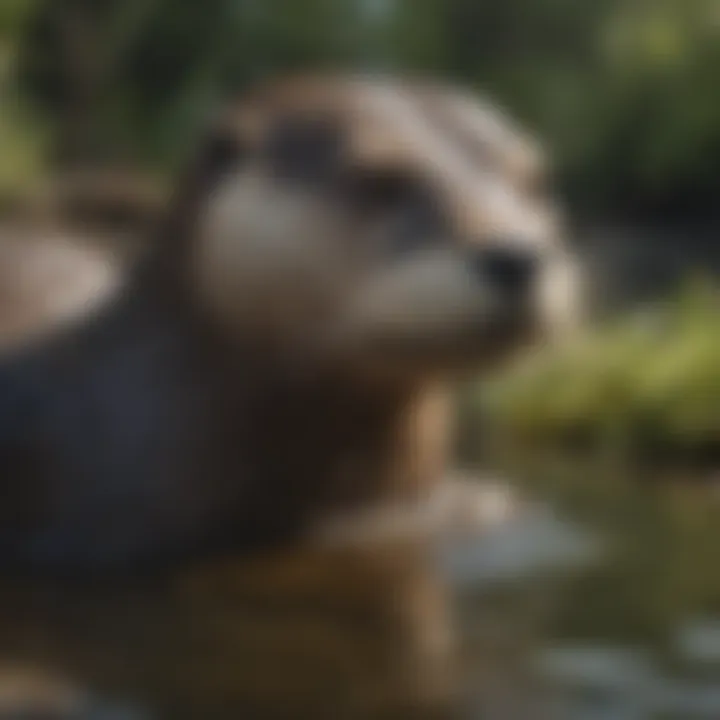 River otter facing overexploitation