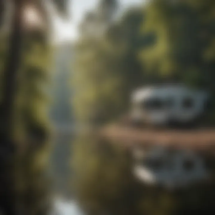 Riverfront Campsite Reflections