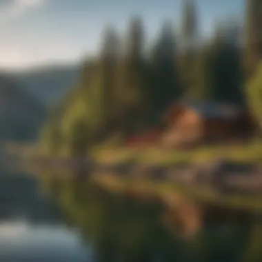 Riverfront campsite at Snake River RV Park