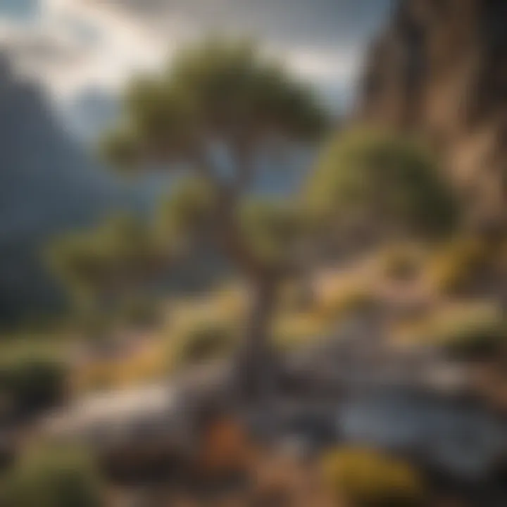 Resilient Rocky Mountain Juniper tree in Wyoming