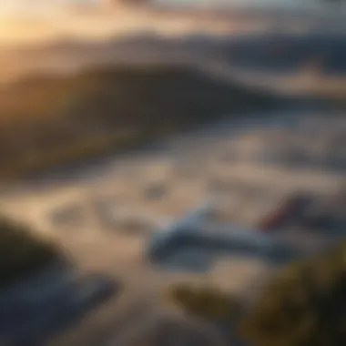 Aerial view of Rocky Mountain Metropolitan Airport